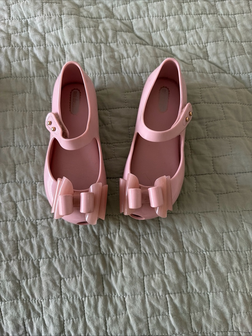 Mini Melissa Ultragirl Classy Pink Grils Shoes Size 10 EUC